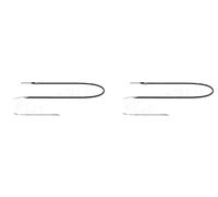 2 x Cavo freno a mano TOPRAN per AUDI, SEAT, SKODA, VW A3 8L, BORA