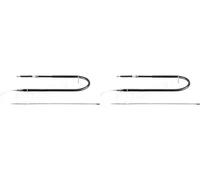 2 x Cavo freno a mano TOPRAN per SKODA SUPERB 2, SUPERB II, SUPERB