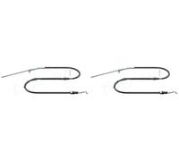 2 x Cavo freno a mano TOPRAN per VW AMAROK