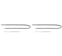 2 x Cavo freno a mano TOPRAN per VW GOLF II, JETTA II