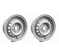 2 x cerchio in acciaio cerchio 5 1/2 J x 14 ET 30 4 fori auto rimorchio ruota...