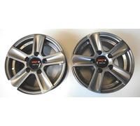 2 x cerchio in lega Knott 5 1/2 Jx13 5 fori ET 30 rimorchio roulotte caravan ...