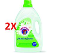 4x Bundle Chante Clair Ammorbidente 3000 Ml. 60 Misurini Muschio Bianco