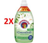 2 X Chanteclair Ammorbidente Concentrato - Profumazione Muschio Bianco 70 Lavag