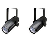 2 x Chauvet LED Pinspot 2.0 Spot Pin Light fascio sottile per Mirrorball