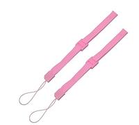 2 x cinturino da polso rosa per fotocamere Sony PSP 1000 2000 3000 Go PS Vita PS3 Move, Nintendo DS Lite DSi XL 2DS 3DS XL Wii Remote Wii U, lettori musicali MP3