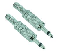 2 x Connettore Audio Maschio 3.5mm Mono Metallico Switch Electronics 934314