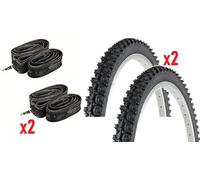 2 x Copertoni BICICLETTA + 2 x Camere d'Aria 14 x 1.75 Bici Bicicletta
