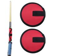 2 x coperture per esche da, guanti per canna da, gancio per acqua e salata, Rosso, riferimento alla descrizione, Unisex