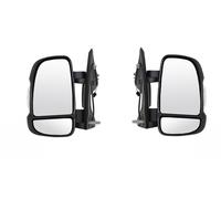 2 X Coppia Specchietti Retrovisori Citroen Jumper Dal 2006 Manuali Braccio Corto