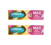 2 x Corega Power Max Hold & Comfort 12h Hold 40g - SPEDIZIONE GRATUITA