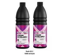 2 X Crazy Color Crema Developer 1.9% 6 Volume 1000ml Ogni