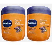 2 X Crema Corporale Vaseline Intensive Care Cocoa Glow 400ml VENDITORE UK