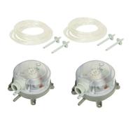 2 X Cucina Cappa Aria Fornire & Estrazione Pressostato Kit Per Gas Interlock