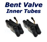 2 X Curve Valvola 10 " Schrader Camere D'Aria Passeggino Bugaboo Asino Anteriore