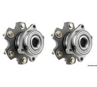 2 X Cuscinetto E Mozzo Posteriore Per MITSUBISHI PAJERO 2006 + KLT/MS/061AB