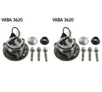 2 x Cuscinetto ruota SKF per CADILLAC, FIAT, OPEL, SAAB 44077 II, 45172, 9-3X