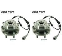 2 x Cuscinetto ruota SKF per NISSAN NAVARA NP300 (D40), NAVARA NP300 Platforma