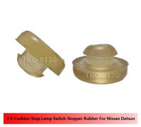 2 X Cuscinetto Stop Lampada Interruttore Tappo Uso Gomma per Nissan / Datsun