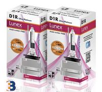 2 x D1R LUNEX XENON HID Original LAMPADINE PK32d-3 35W 8000K Ultra Platinum +50%