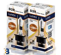 2 x D2R LUNEX XENON HID LAMPADINE P32d-3 Original 35W 4300K Colour Match +50%