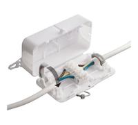 2 x DEBOX Scatola Connettore In-Line Con Morsettiera 4 Poli HYLEC DEKSB-002