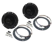 2 X Defender Mini Wipac 7 " Faro Fanale Plastica Ciotola Inc Fissaggi WIPS5400