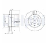 Discofreno BG3202 DELPHI per VOLVO MITSUBISHI MITSUBISHI VOLVO