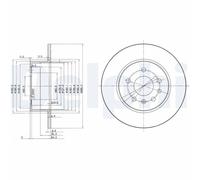 DELPHI BG3274 Disco freno