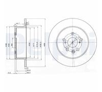 DELPHI BG3583 Disco freno
