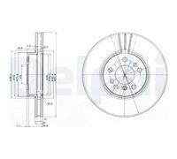 Discofreno BG3628 DELPHI per BMW
