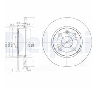 Discofreno BG3771 DELPHI per OPEL