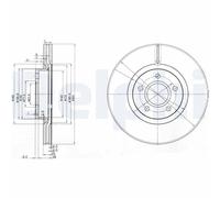 2 x DELPHI BG3895C Disco freno per FORD,LAND ROVER,VOLVO