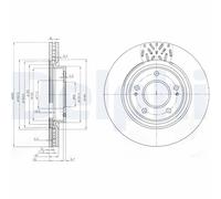 DELPHI BG4034 Disco freno