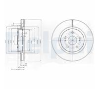 2 x DELPHI BG4131 Disco freno per SUZUKI