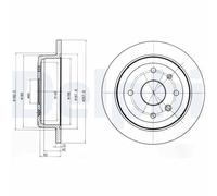 DELPHI BG4194 Disco freno
