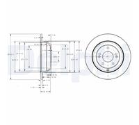 Delphi BG4335 Disco freno (confezione doppia)