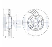 2 x DELPHI BG9052 Disco freno per AUDI