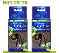 2 X Dennerle Crystal-Line CO₂ Test Di Lunga Durata Maxi Accessori Acquario