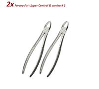 2 x Dentale Strumenti Pinze Estrazione Upper Central & canine No.1 Adult Forceps