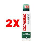 2 X Deodorante Spray Borotalco Originale 150 Millilitri