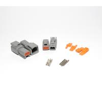 2 X Deutsch DTM 2-Pin Connettore Kit 20-22AWG Solido Contatti (Fatto IN USA