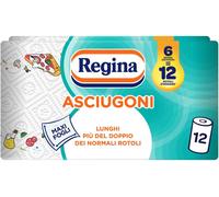 2 x DI REGINA WISH CARTA CUCINA 6 ROTOLONI MAXI (12 ROTOLONI)