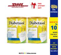 2 X DIABETASOL 800g Aroma Vaniglia Latte Diabetico in Polvere Nutrizione ad...