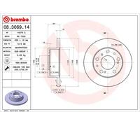 2 x Disco freno Assale anteriore per ALFA ROMEO CITROËN FIAT TALBOT AR 6 C25 DUC