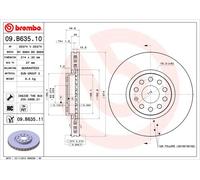 2 x Disco freno Assale anteriore per AUDI (FAW) SEAT SKODA SKODA (SVW) VW VW (FA
