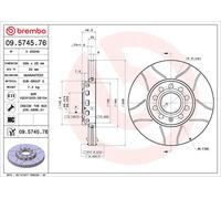 2 x Disco freno Assale anteriore per AUDI SEAT SKODA VW 100 A4 A6 EXEO PASSAT SU