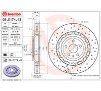 2 x Disco freno Assale anteriore per AUDI TT