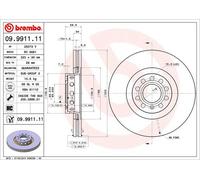 2 x Disco freno Assale anteriore per AUDI VW A6 A8 PHAETON