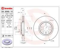 2 x Disco freno Assale anteriore per BAIC BAIC BJEV CHEVROLET OPEL SAAB VAUXHALL